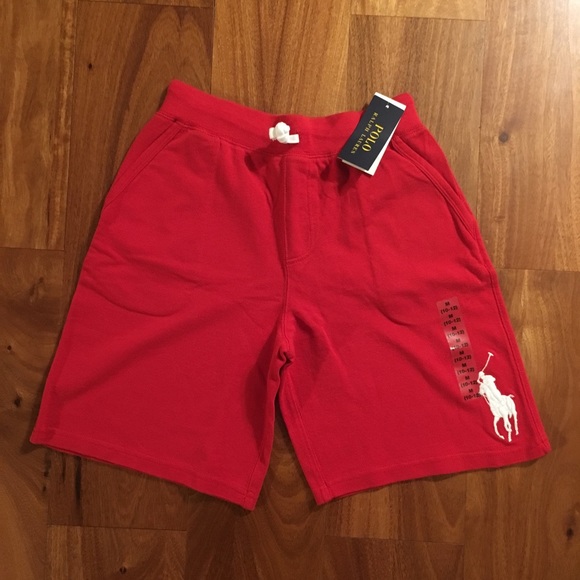 Polo by Ralph Lauren Other - Boys red Polo RL shorts white big pony Polo by Ralph Lauren Other - Boys red Polo RL shorts white big pony